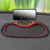 Anti-slip Car Phone Holder Pad Mat With Parking Number Plate 3 In1 Dashboard Pad Car Dash Organizer For Car Interior Accessories