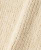 N Natural Beauty Feather Crew Neck Cream Basic Women's Sweater,