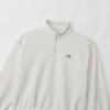 RelaxFit Long Sleeve Cotton USA Fleece Sweatshirt with Embroidered Logo and Sweatshirt Half-Zip (CW-C011-810-M)