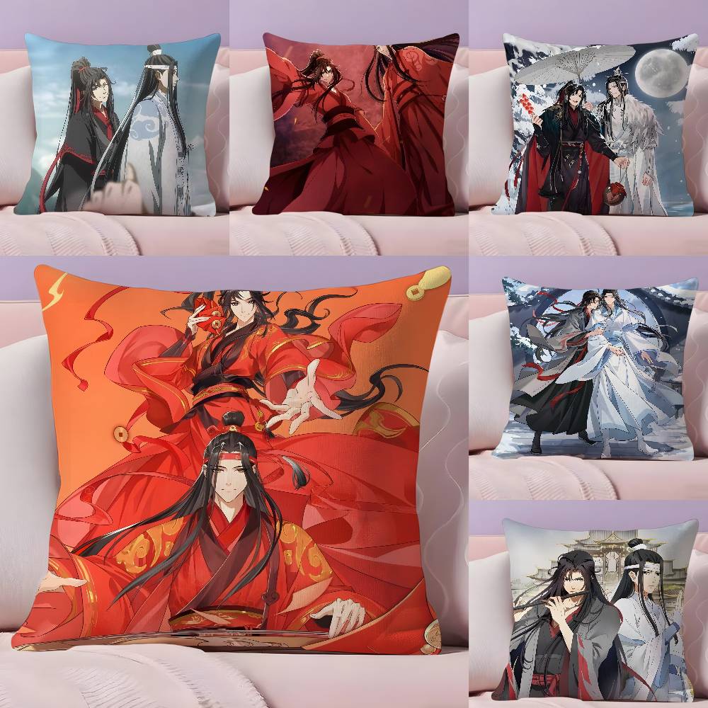 New Arrival Mo Dao Zu Shi Pillow Case Ultra Soft Skin Friendly Fabric Cloud Like Comfort & Concealed Zipper