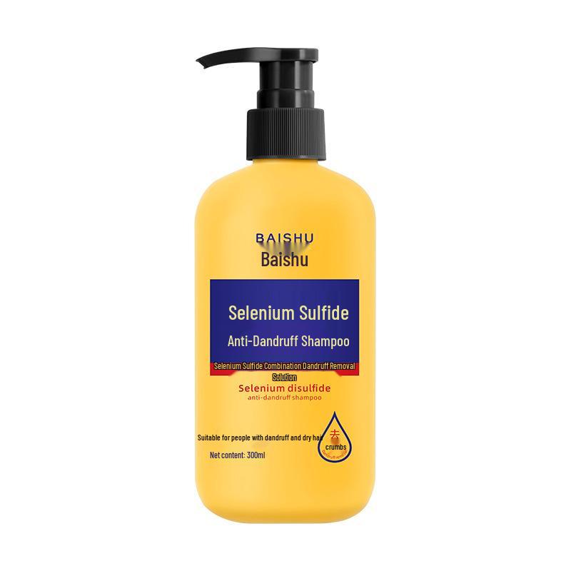 Selenium Sulfide Anti-Dandruff Shampoo - Refreshing, Itch-Free, Oil Control & Nourishing Formula for Smooth Hair