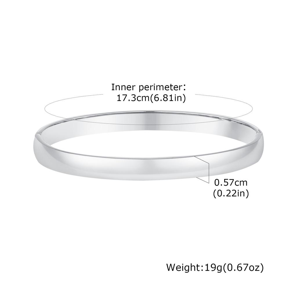 Women Anti Allergy Stainless Steel Cuff Bracelets Bangle, Trendy Wristband Jewelry Stacking Open Bracelet To Girls Mom Wife