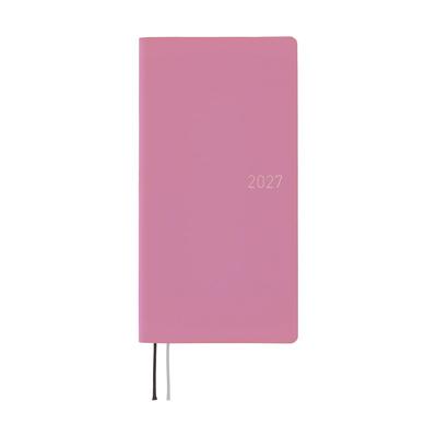 Hobonichi Techo 2027 Weeks Smooth Lavender Milk January Start Weekly Planner Left Slim Vertical