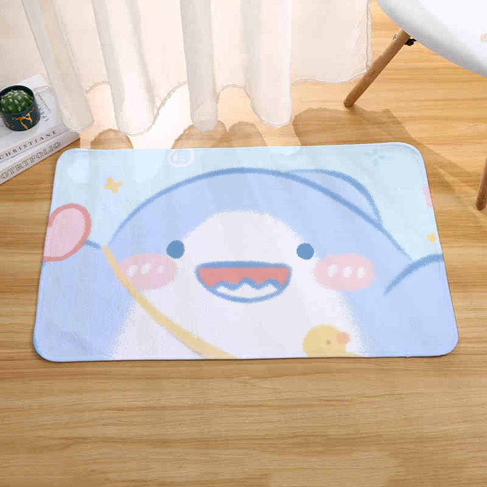 Cartoon Pink Cute Rabbit Bear Dog Floor Mats Home Laundry Rug Carpet For Living Room Decor Lounge Area Antislip Foot Mat Doormat