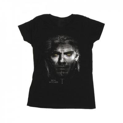 Netflix Dam The Witcher Geralt Stare Bomulls T-shirt
