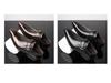2025 Men's Pointed Toe Buckle Low-Heel Leather Shoes - Large Size Gentleman Style