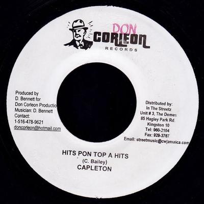 7inch Record CAPLETON - Hits Pon Top A Hits NONE Don Corleon Rec 2006 Jamaica Reggae, Ska & Dub Used