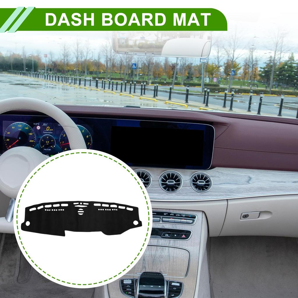 HOPESPANNER Dashboard Mat for W212 Dashboard Protective Car Dash Suede Reduces Interior Custom Drive Only Mercedes-Benz E-Class (2010-2015), Cover,