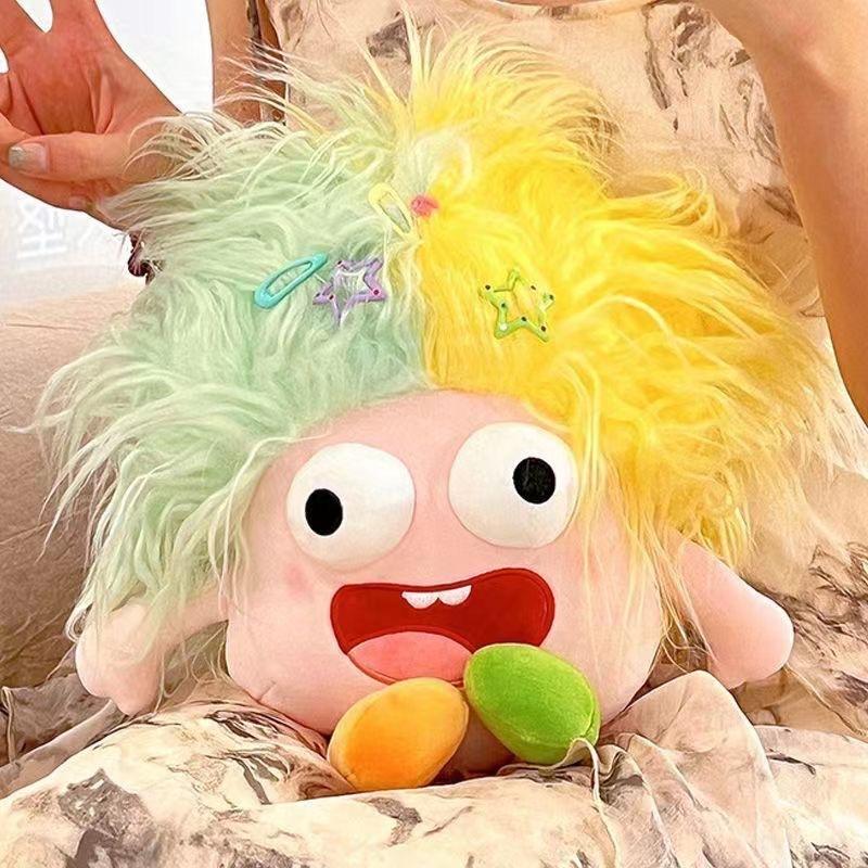 Dopamine Eye Doll Cute Crazy Doll Plush Toy Funny Doll Birthday Gift
