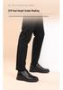 Red Dragonfly Men's High-Top Winter Leather Shoes - Casual and Business Plus Velvet Cotton Lining