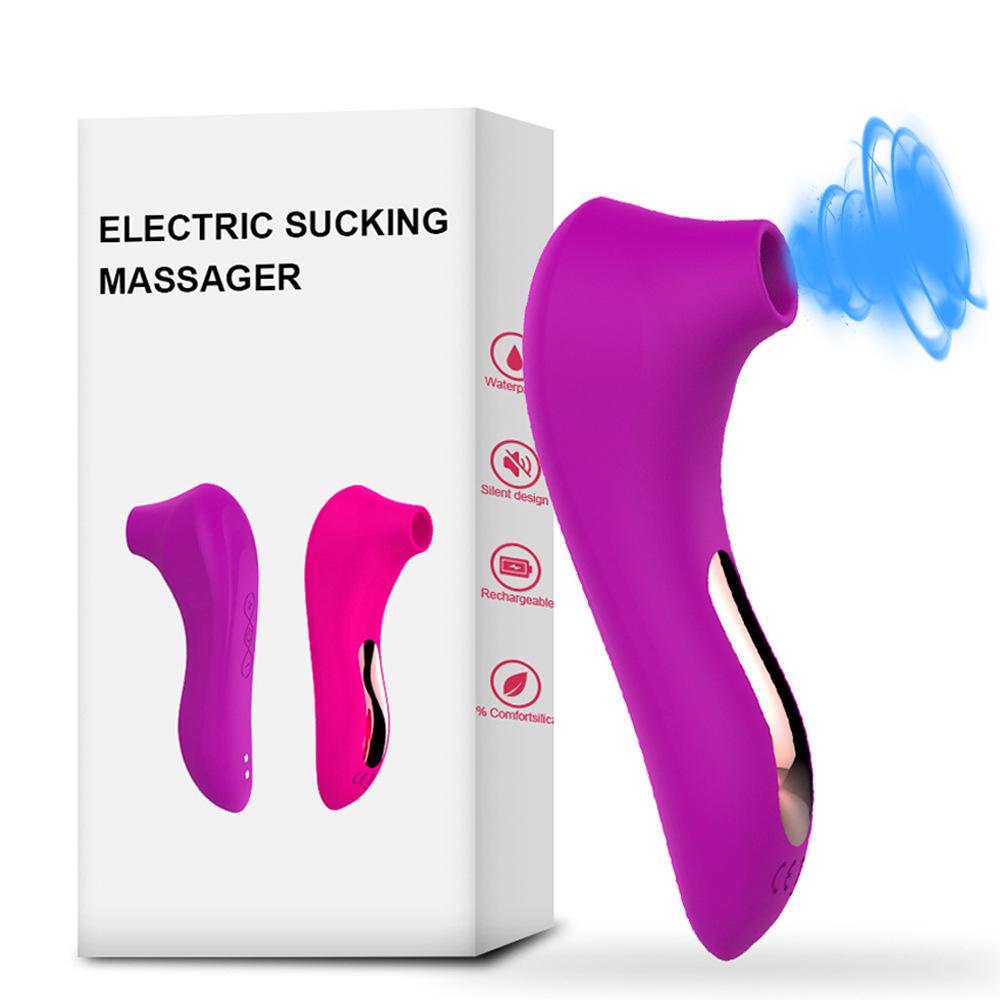 Russian Trade Silicone Teasing Massager: Rechargeable Vibrating Erotic Device for Women
