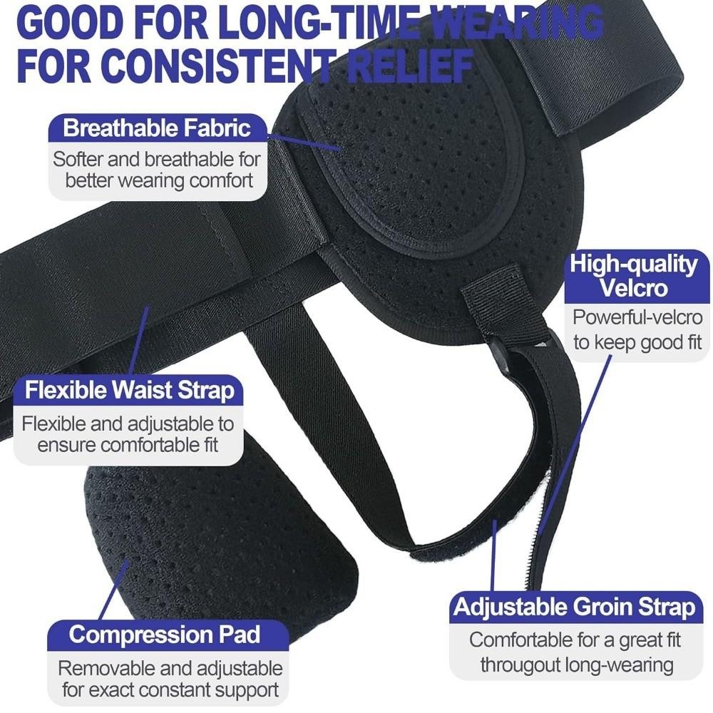 Recovery Strap Groin Support Belt Adjustable Hernia Guard Man Support Hernia Truss Belt Daily Use