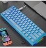 K620 Wired & Bluetooth RGB Gaming Mechanical Keyboard, Hot-Swappable, Blue Switch, Type-C