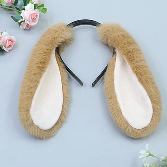 Hair Hoop Adjustable Comfortable Fit Elastic Festive Easter Headband with Playful Animal Ears