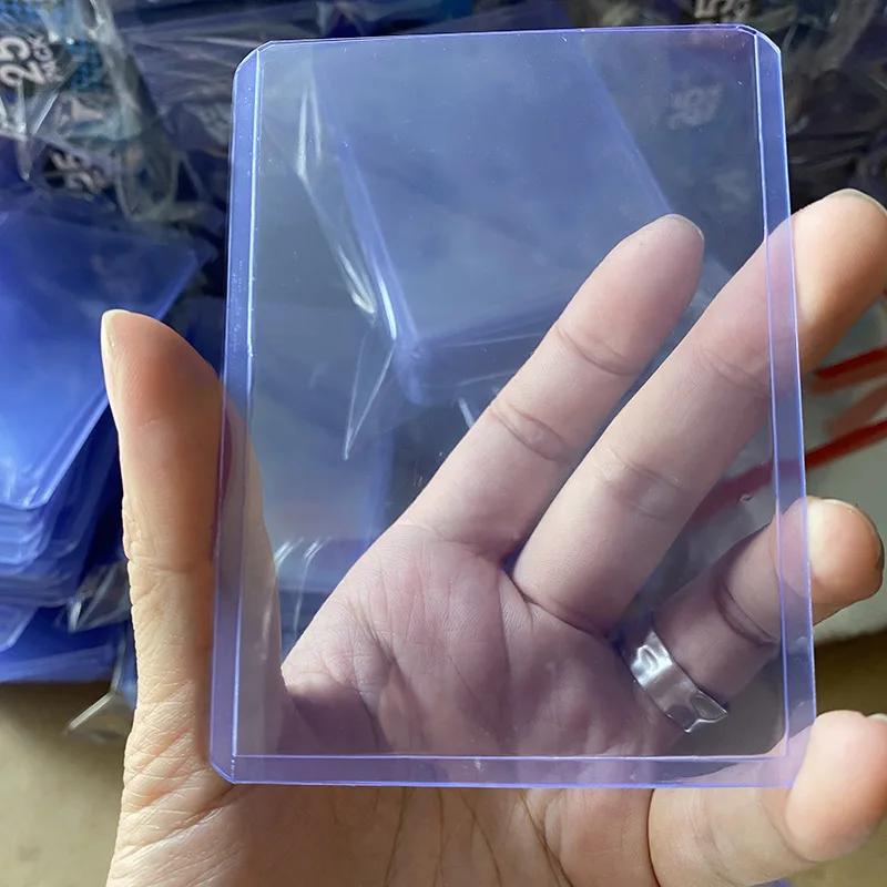 100-1Pack 35PT Transparent Card Sleeves PVC Hard Plastic Game Cards Holder Cover for Collectible Trading Cards