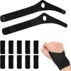 With Finger Covers Wrist Guard for Crochet Adjustable Gym Sports Wristband Crochet Supplies