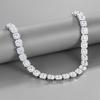 11mm Square Zircon Rock Candy Diamond Cuban Chain Jewelry
