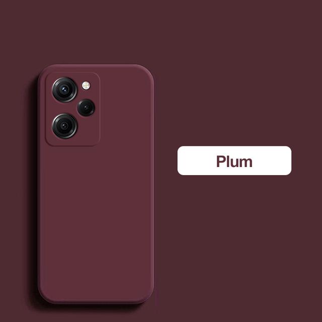 Firkantet full beskyttelsesdeksel Flytende silikon telefonveske for POCO X5 PRO 5G X5Pro X 5 POCOX5PRO 5G 6,67 TOMMES