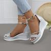 Fashion Women Sandals New Casual Platform High Heels Shoes for Women Wedges Luxury Fashion Sandals Summer Comfort Sexy Sandals Women