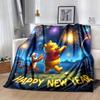 1pc Winnie The Pooh Printing Blanket - Soft, All-Season Throw for Office Blanket,Personalized Gift with Adorable Cartoon Design