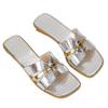 Plus-size Shoes, Summer Flip-flops, Women's New Low-heeled Slip-on Sandals, Beach Shoes