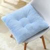 Extra Thick Fluffy Velvet Cushion Pad for Long Sitting - Large Round Chair or Floor Mat