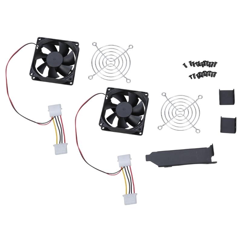 PCI Slot Mounted Graphics Card Fan Video Card Coolers to Improve Performances and Prevent Overheating 90mm/80mm Fan