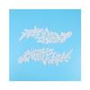 Embroidery Car Bone Pair Flower Wedding Dress Evening Dress Children'S Princess Dress Patch Pair Flower Bride Headdress Jewelry Headband Accessories