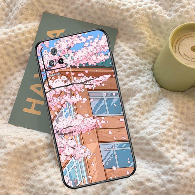 Tokyo Sakura cherry blossom landscape Case For Xiaomi 14T Pro 11T 12T 13T 13 14 15 Ultra POCO X7 Pro X3 X5 X6 M6 F5 F6 Pro Cover