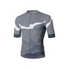 Li Ning Zhong Luan Series High Elastic Breathable Comfortable Professional Short Sleeve Cycling Jersey Men Cycling Jersey Dark-Gray LCUE237-3