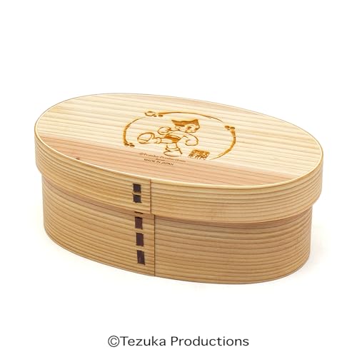 Osamu Tezuka Characters Bento Box, Magewappa (Wrought Iron) Lunch Box, Approx. 10 x 17cm, Approx. 400ml, Astro Boy, Made in Japan, 7101-01