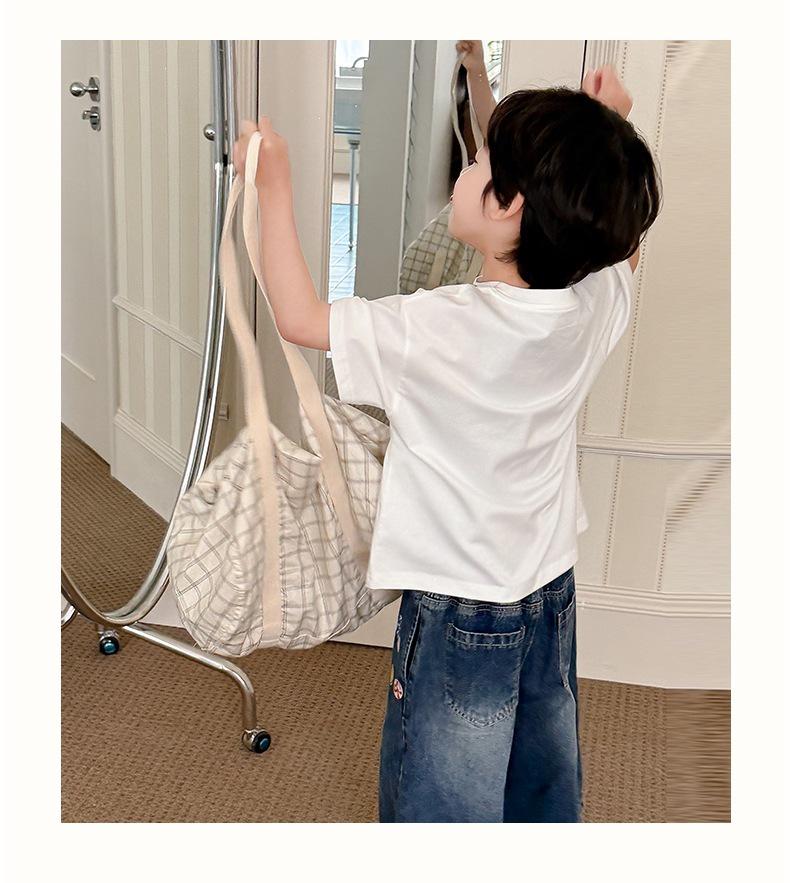 Boys' Casual Loose T-shirt with Tie Print - Short Sleeve Top, Sizes Large & Small, Style 26 - 710670