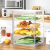 Transparente Bäckerei Lebensmittel Auslagevitrine 4-stöckige Dessert Auslagevitrine Brotkasten Acryl Aufbewahrungsorganizer Halter für Gebäck Teig Muffin
