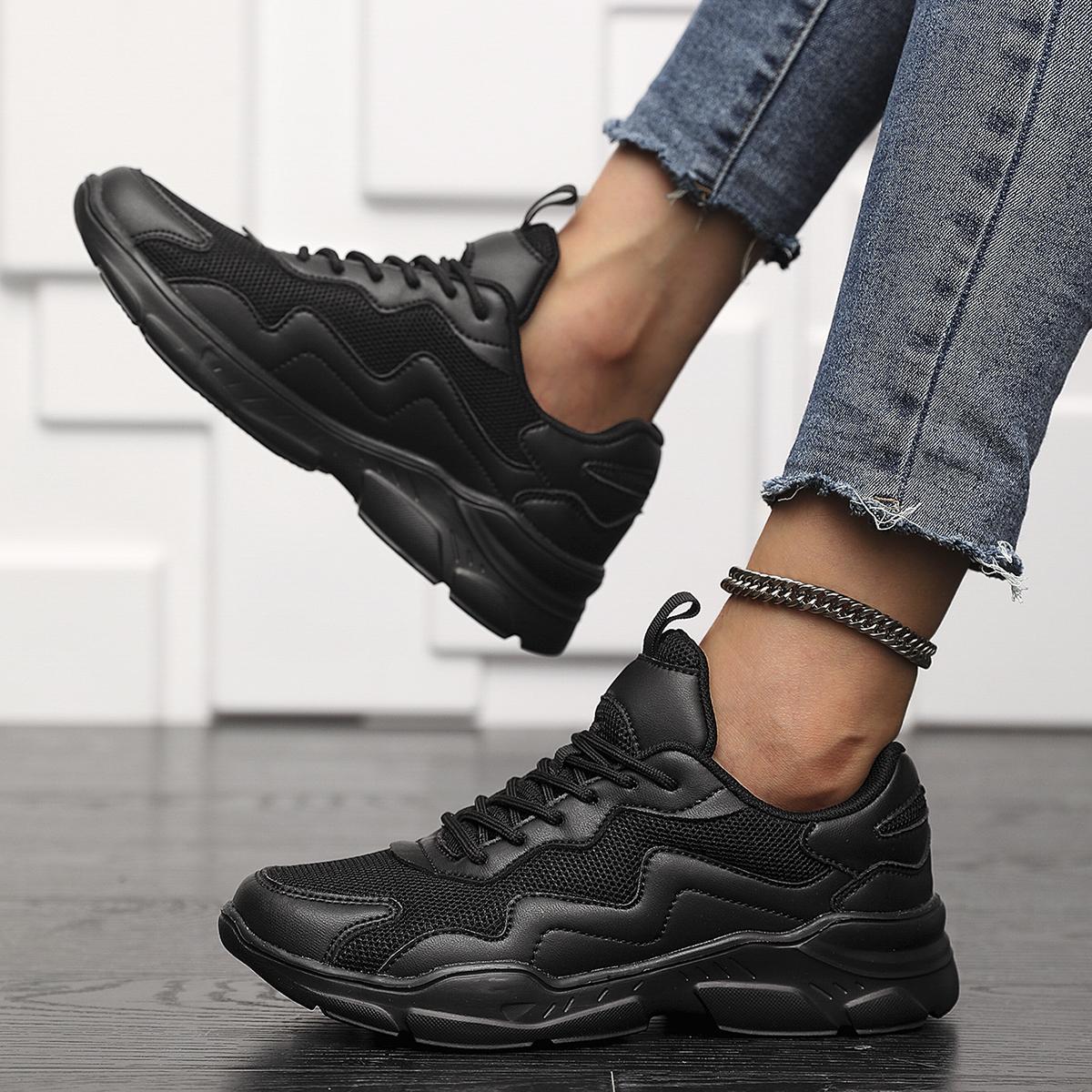 

Женская дышащая повседневная спортивная обувь четыре сезона новая мягкая подошва нескользящая уличная обувь для бега студенты комфорт легкие кроссовки 40