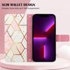 Marble Leather Case For Funda Samsung Galaxy A03s A13 A23 A33 A53 A73 A03 Core Cases Wallet Card Holder Flip Phone Cover Women
