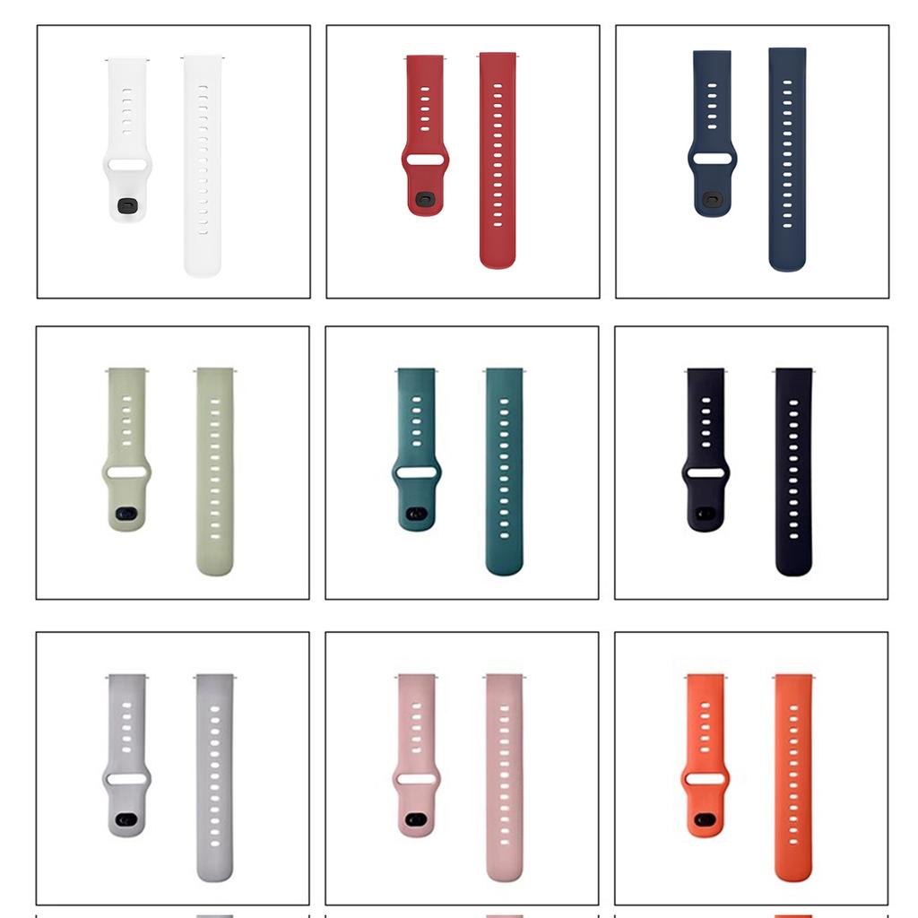 1Pcs 22mm Sport Band Compatible for Galaxy Watch 7 Bands 44mm 40mm,Galaxy Watch FE/6/5/4 Classic(40mm-47mm) Soft Silicone Replacement Strap