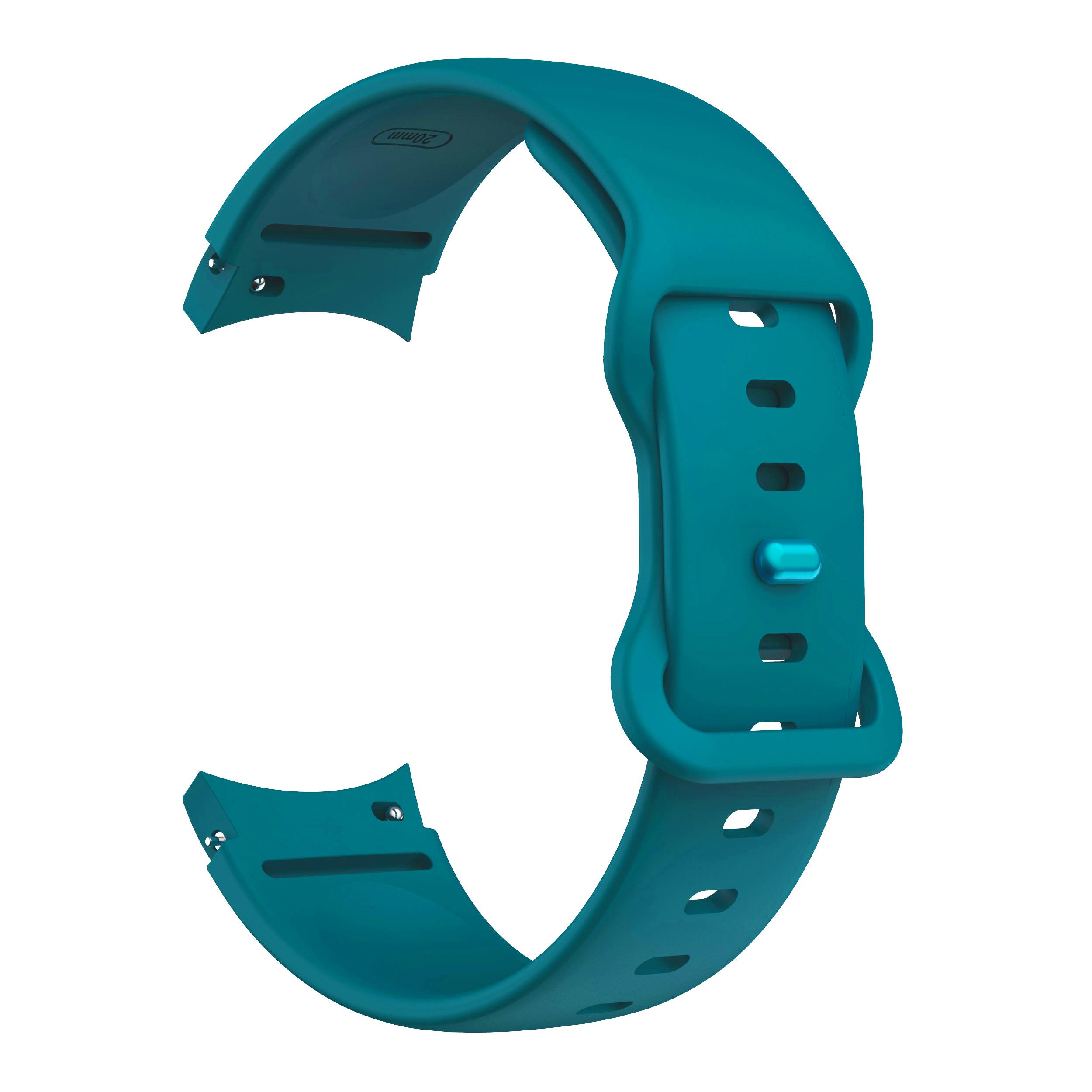 

Спортивный ремешок для Samsung Galaxy Watch FE 7 6 5 4 Ремешок Мягкий водонепроницаемый ремешок для Galaxy Watch 6 Classic 43 мм 47 мм ремешок для часов Galaxy Watch FE циан