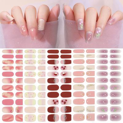 Imitation Diamond Nail Art Stickers Bronzing Stars 22 Nail Polish Film Nail Stickers