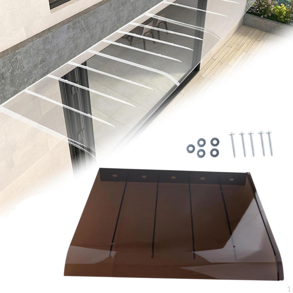 Door Canopy for Window Awning, Protection Against Weather Elements Outside