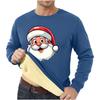Men Sweatshirt Christmas Shirt Long Sleeve Funny Holdiay Crewneck Xmas Tops