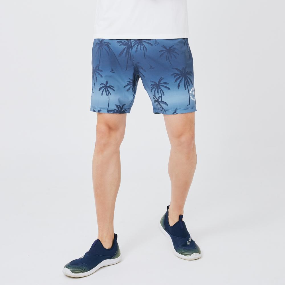 BARREL Man Sunset Palm Boardshorts Deep Blue (B3Smwbs006Dbl)
