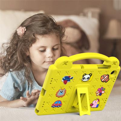Cartoon EVA Kids Case For Samsung Galaxy Tab A9 Plus 11inch SM-X210 X216 Funda Kickstand Handle Shockproof Tablet Cover
