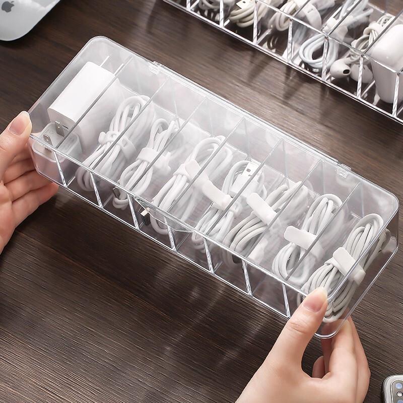 Desktop Cable & Charger Organizer Box