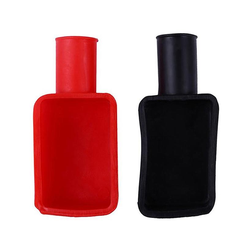 New! 2 Pcs BLack+Red Universal Car Battery Terminal Cap Negative Positive Terminal Covers Protector Replacement Batteries Car