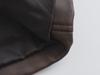 2023 Autumn Women's Mid-Length Distressed PU Leather Trench Coat