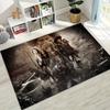 Captain Jack Pirates of The Caribbea Johnny Depp Carpet Rug for Bedroom Living Room Sofa Home Doormat Decor,Non-slip Floor Mat