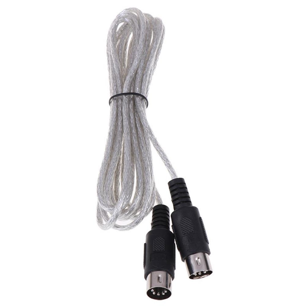 Double Headed M/M Cable Adapter Audio Extension Cable MIDI DIN Cord DIN 5PIN Cable Connecting Line