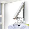 Folding Clothes Hanger Space Saving Clothes Rack Clothes Storage Hanging Rack for Laundry Room Bathroom