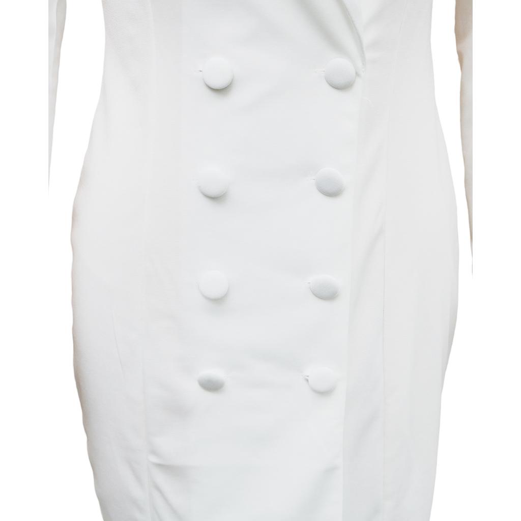 Women's Double-Breasted Blazer Dress, Long Sleeve Office Dress with Notched Lapel, Professional Workwear for Business Casual Commute