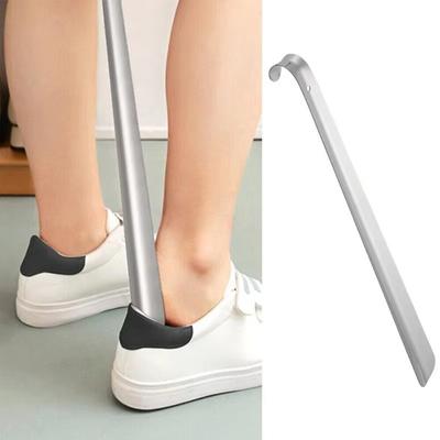 Extra dlouhý napínák na boty Nerezová ocel Stříbrný Odstraňovač bot Nástroj na nasazování bot 30 42 52 cm Pomůcka na zvedání bot pro muže ženy